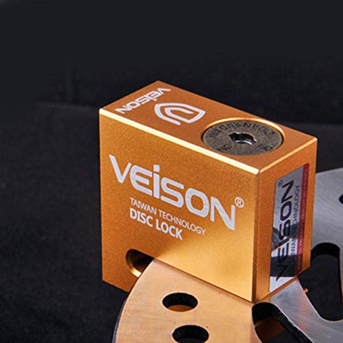 Ya-tube VEISON Motorcycle Disc Brake Lock, Intelligent Control Alarm Anti-Theft Waterproof Alarm Disc Lock Bullet Lock Core Design - Thumbnail 6