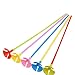16 inch Color Handheld Balloon Stick Red Yellow Blue Green Pink 50 Count
