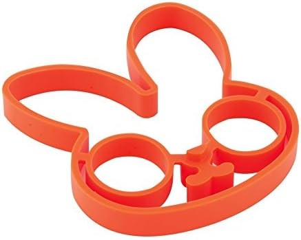 Geekmonkey Fried Egg Omelette Mold Bunny Rabbit Shape, Silicon 1piece