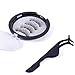 Natural Magnetic Eyelashes Kit, False Lashes Full Size No Glue Extension for Women Girls, Fake Magnetic Lashes Set with Tweezers or Applicator, 3 Magnetic