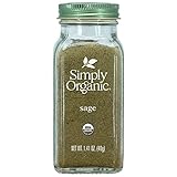 Simply Organic Ground Sage Leaf, Certified Organic