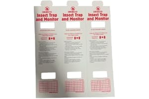 Coremaster Insect Monitor & Traps | Strong Adhesive Boards for Roaches, Ants & Crawling Insects | for Indoor Use i.e Kitchen,