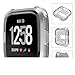 Alonea Fitbit Versa Watch Case, Soft TPU Protection Silicone Full Case Cover For Fitbit Versa To Prevent Scratches, Bumps, Grease and Finger Prints 5 Pack