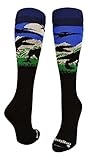 MadSportsStuff Wild T-Rex Dinosaur Socks Over The Calf