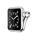 Cywulin Compatible with Apple Watch Case 38mm 42mm, iWatch Series 3 2 1 All Around Thin Rugged Armor TPU Bumper Protective Shock Proof Scratch Resistant Flexible Protector Cover (42mm, Silver) primary