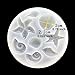 Aouke Starfish Shell Shape Polymer Clay Silicone Mold,Crafting, Resin Epoxy,Jewelry Pendant Earrings Making, DIY Mobile Phone Decoration Tools,Semi-Transparent