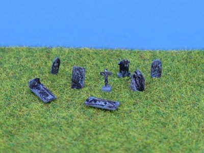 PD MarshN GAUGE PAINTED GRAVESTONES