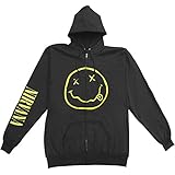 Nirvana Zippered Hooded Sweatshirt