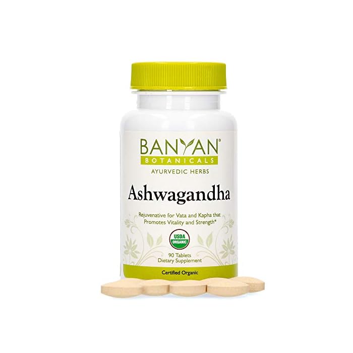 Banyan Botanicals Organic Ashwagandha Supplement – Withania somnifera – for Vitality, a Healthy Immune System, Stress…