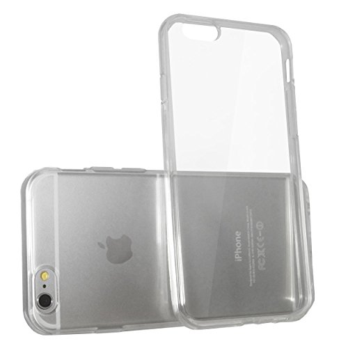 Lc Tech Clear Smart Phone 4.7" Case, Scratch-resistant Clear Slim Fit Cover with Shock Absorbent TPU Hybrid Bumper Protection for Apple Phone 6 4.7 with Screen Protector (Clear)