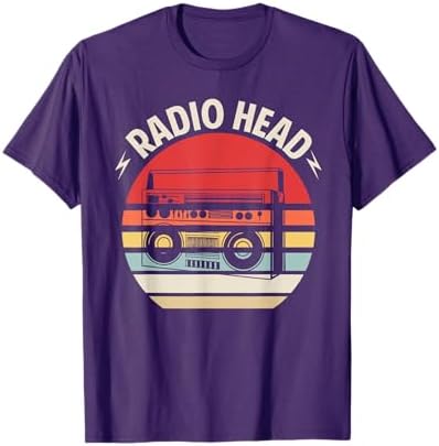 Amazon.com: Vintage Retro Radio Head T-Shirt : Clothing, Shoes