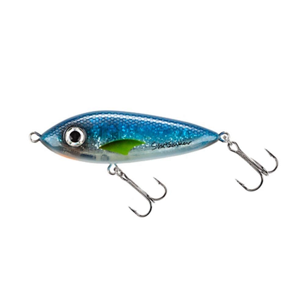Abu Garcia Svartzonker McSnack, Fishing Hook, Hard Lures, Predator Fishing, Jerkbait Pike Lure,Unisex, Blue Silver, 22g | 90mm