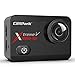 Campark X30 Native 4K 60fps Action Camera 20MP with EIS Anti Shake Touch Screen WiFi Waterproof Camera 40m with 2 1350mAh Batteries, 1 Charger and Mounting Accessories