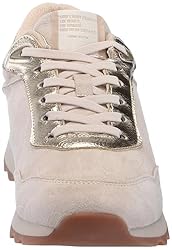 Anne Klein Women's Runner Sneaker, Beige Multi, 6 M