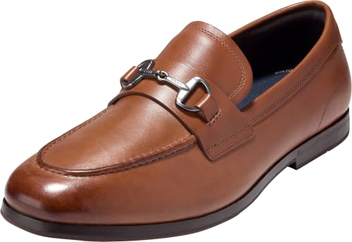 Cole Haan Men's Lewis Grand Bit Loafers, British Tan/Dark Natural, 13-M US at Amazon