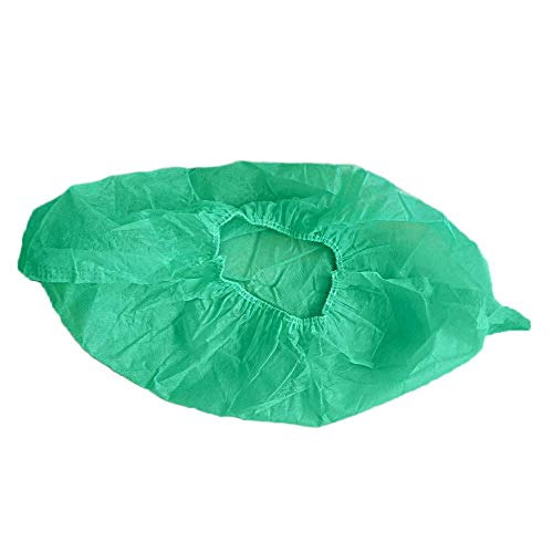 Shoe Covers Disposable Non Slip -200 Piece(100 Pairs), Durable Shoe Covers, Indoor Outdoor Protect Your Home, Floors and Shoes 17 X 38cm(Green)