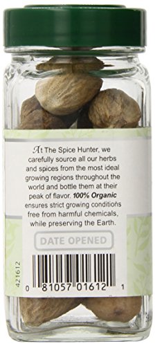 The Spice Hunter Organic Nutmeg, Whole, 1.8 oz. jar - Thumbnail 2