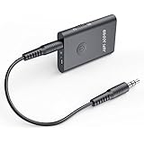 Jupi-storm Mini Portable Bluetooth Transmitter/Receiver, 2-in-1 Wireless Bluetooth Audio Receiver &amp; Adapter with 3.5mm Jack Cable for TV,Headphone,Home/Car Audio Stereo System,etc