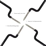 Bow and Arrow Archery Bow Bow Hangers Bow Gear Holder Outdoor Hunting Accessory Black(5 pcs/Pack)