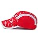Home Prefer Kids Boys Lightweight Quick Drying Sun Hat Outdoor Sports UV Protection Caps Mesh Side Ball Cap Red