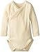 Kushies Everyday Layette Wrap Long Sleeve Bodysuit