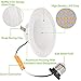 hykolity 12 Pack 4 Inch Selectable CCT LED Recessed Lighting, Baffle Trim, CRI90, 800lm, 10W=80W, 2700K/3000K/3500K/4000K/5000K Adjustable, Dimmable Recessed Lighting, Damp Rated LED Can Lights, ETL