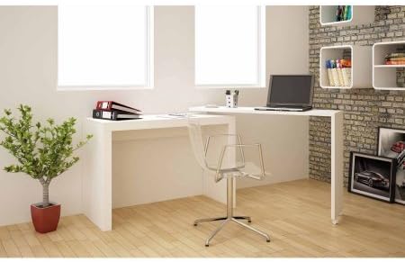 Mendocino Oleander Innovative Nested Desk, White Unknown Binding