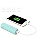 HAME Mini 5000mAh Lipstick-Sized Portable Power Bank For Cell Phone Compact External battery (Green)