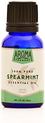 Aroma Foundry Spearmint Essential Oil - 15 ml - 100% Pure &amp; All Natural