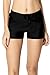 HOLYSNOW Women Swim Yoga BoardShorts Plus Size Sun Pretection Beach Bottoms, Black, XXL(US 20-22)