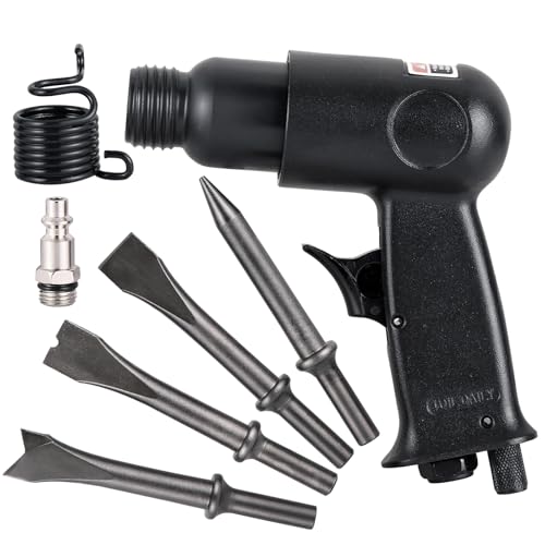 NATGAI 150mm Air Hammer Kit with 4 Chisels, Pneumatic Air Hammer Chisel