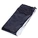 Romi Women's Lingerie Ultra-Wide Black Lycra Wet Look Anti-skid Lace Thigh Length Stockings Sexy Socks (Black)