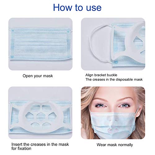 3D Mask Bracket, Silicone Mask Inner Support Frame for Comfortable