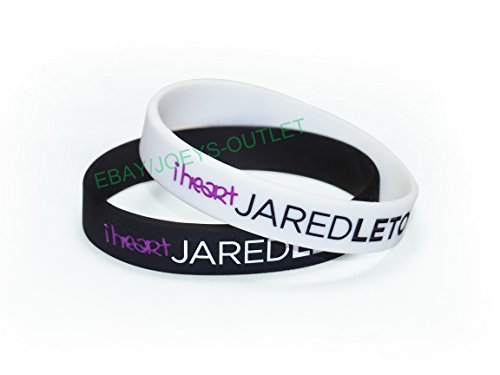 2 I Heart Jared Leto Wristband Bracelet 30 Mars THIN