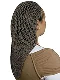 Extra Long Hair Net Snood - Dark Brown