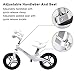 XJD Adjustable Balance Bike with Low Frame for Toddler 1.5-5 Years Old Training Bike with Air-Free Tire for Child 12 inch Kids Bikethumb 1