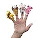 PREXTEX 18-Piece Plush Animal Finger Puppets for Story Telling - Easter Eggs Fillers - Schools for Kids of All Ages