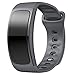 Feskio Samsung Gear Fit 2 Pro/Fit 2 SM-R360 Replacement Watch Band Strap Accessory Soft Silicone Wristband Strap Sport Band Bracelet for Samsung Gear Fit 2 Pro/SM-R360 Smartwatch