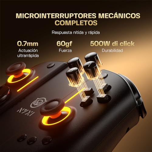 NYXI Hyperion 3 Control Switch 2 – El Primer Control Inalámbrico Third-Party para Switch 2 del Mundo, Giroscopio de 9 Ejes, con Botones Mecánicos, Joysticks Hall Effect de Alta Precisión, Vibración Regulable y 2 Botones Traseros Programables