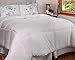 MANZOO Comforter Set Queen Duvet Insert Down Comforter - Quilted Comforter with Corner Tabs - Hypoallergenic, Plush Siliconized Fiberfill - Pure White