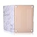 Macbook Retina 12 inch Case -With Keyboard Cover and Screen Protector, Dowswin Heavy-Duty Rubberized Marble Pattern Protective Case for Apple Macbook Retina 12.1