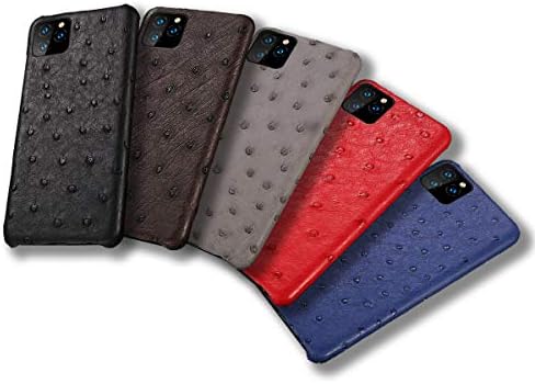 Mobile Phone case, Rare Ostrich Leather case, high-Grade Protective case, Suitable for Instant Customization (iPhone, Samsung Mobile Phones). (5pcs)
