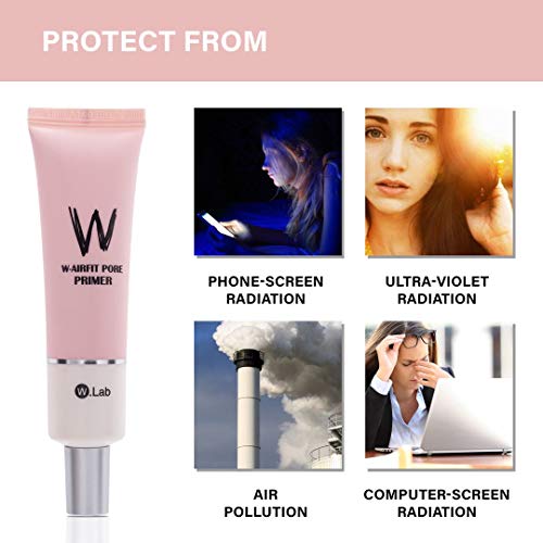 Face Makeup Primer, Pore Primer Face Makeup Base for Big Invisible Pores Acne Marks Perfect Cover, Smooth Moisturizing and Oil Control Essence Concealer Foundation - Thumbnail 5