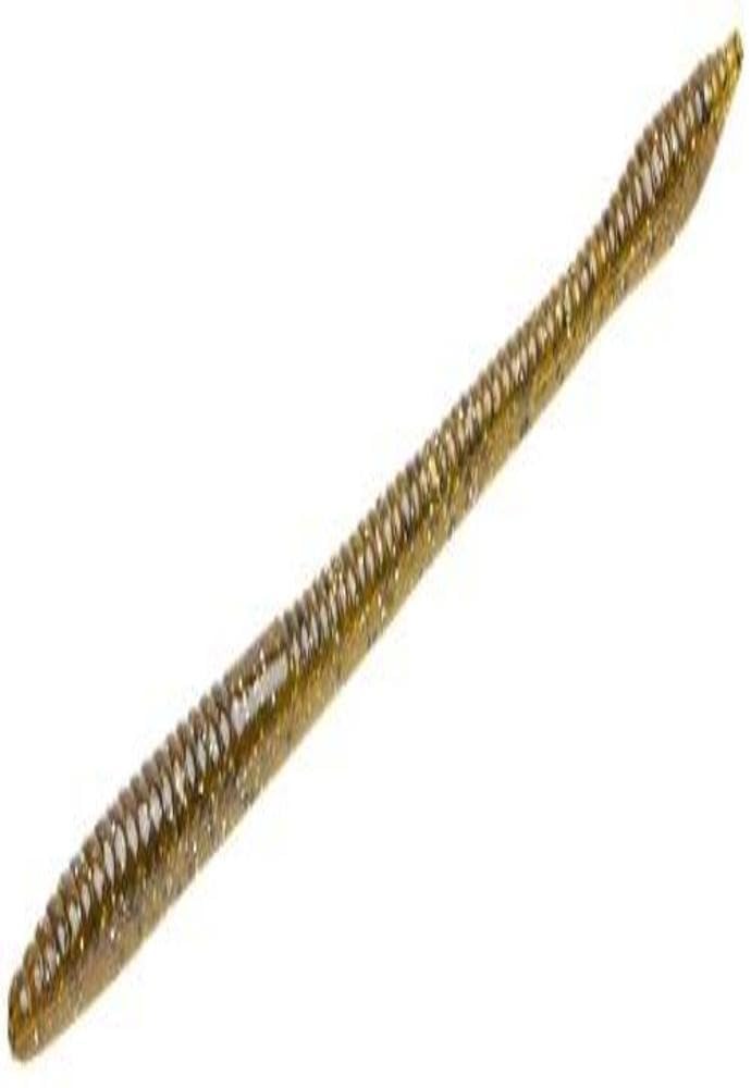 Zoom 006284 Trick Worm 6 1/2-Inch, 20-Pack | Green Pum-Packin Magic Soft Plastic Bait for Bass Fishing