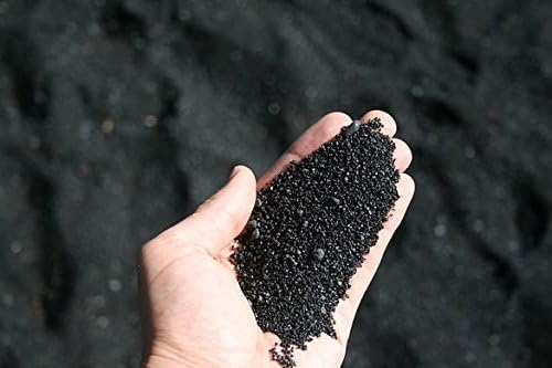 Goofy Tails Black Sugar Sand Gravel for Aquarium Decoration (20 Kg) with Key Chain