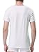 DAVID ARCHY Men's Undershirt Bamboo Rayon Moisture-Wicking White T-Shirts for Men Stretch Crewneck Tees for Men, 3-Pack (S, White)