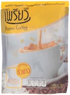 [JCh] Preaw Coffee : Instant White Kidney Beans Extract Coffee 120g (6 Packs)