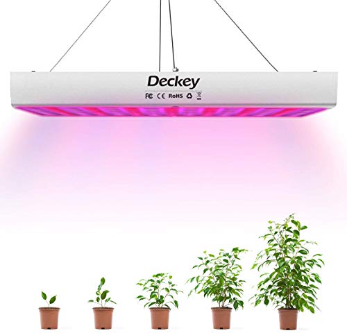 Deckey 225LED Grow Light, Hanging Full Spectrum Plant Grow Lamp with UV IR for Greenhouse Hydroponic Indoor Plants Flower Seed Growth (10W Leds)