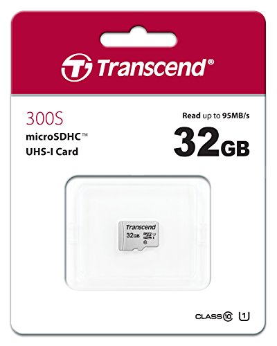 Transcend TS32GUSD300S 32GB UHS-I U1 MicroSD Memory Card