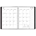 Cambridge 2018-2019 Academic Year Weekly & Monthly Appointment Book/Planner, Large, 8 x 11, Business, Silver (CAW60230)